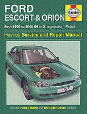 ford escort service and repair manual Ford escort service and repair manual